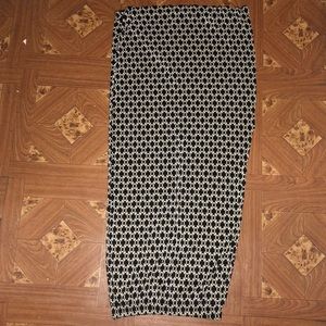 High waist long skirt